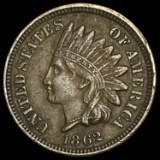 1862 Indian Head Cent CLOSELY UNCIRCULATED