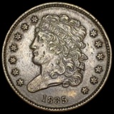 1835 Classic Head Half Cent CLOSELY UNCIRCULATED