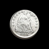 1857 Seated Liberty Half Dime CLOSELY UNCIRCULATED