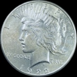 1922 Silver Peace Dollar CHOICE AU