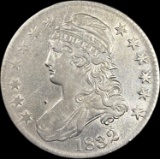 1832 Capped Bust Half Dollar ABOUT UNCIRCULATED