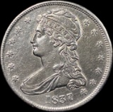 1837 Capped Bust Half Dollar CLOSELY UNCIRCULATED