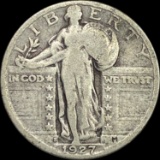1927-S Silver Standing Liberty Quarter NICELY CIRCULATED