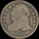 1836 Capped Bust Dime NICELY CIRCULATED