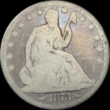 1873 Arrows Seated Liberty Half Dollar NICELY CIRCULATED