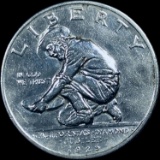 1925-S Silver California Diamond Jubilee Half Dollar CHOICE BU