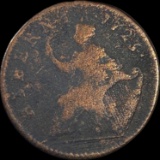 Great Britain 1773 Halfpenny George III NICELY CIRCULATED