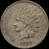 1859 Copper-Nickel Indian Head Cent CLOSELY UNCIRCULATED