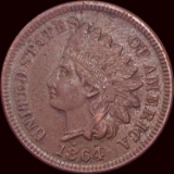 1864 Bronze Indian Head Cent CLOSELY UNCIRCULATED