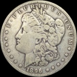 1896-S Silver Morgan Dollar LIGHTLY CIRCULATED