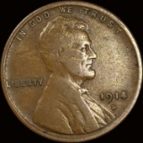 1914-D Lincoln Wheat Cent LIGHTLY CIRCULATED