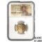 Byzantine Andr.II/Michael IX AD 1294-1320 Gold Hype. NGC CH XF