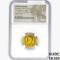 Rome Domitian Ad 81-96 Gold Aureus NGC Ch F