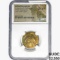 Byzantine Andronicus II+Andron III AV/EL Hyperpyron NGC Ch VF