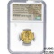 East Roman, Theodosius II AD 402-450 Gold Solidus NGC Ch XF