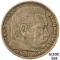 1935-A Germany Silver 5 Reichsmark NEARLY UNCIRCULATED