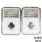 1772-1783 AD [2] El Cazador Silver 1/2 Reales NGC GENUINE