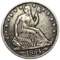 1854 Arrows Seated Liberty Half Dollar XF