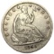 1866-S Seated Liberty Half Dollar XF
