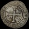 [1380-1422] France Charles VI Silver Blanc ABOUT UNCIRCULATED