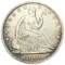 1862 Seated Liberty Half Dollar VF