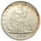 1876 Seated Liberty Half Dollar AU