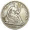 1865-S Seated Liberty Half Dollar VF