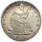 1886 Seated Liberty Half Dollar AU