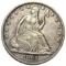 1863-S Seated Liberty Half Dollar AU
