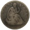 1865-S Seated Liberty Half Dollar Avg Circ