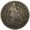 1857-S Seated Liberty Half Dollar Avg Circ