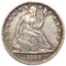 1868 Seated Liberty Half Dollar AU