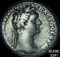[93-94] AD Roman Domitian Silver Didrachm CHOICE AU