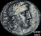 90 BC Roman C Vibius Cf Pansa Silver Denarius CHOICE AU
