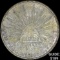 1903Mo GV Mexico Silver Peso Cap & Ray NEARLY UNCIRCULATED