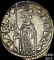 [1368-1382] Venice Andrea Contarini Silver Soldino UNCIRCULATED