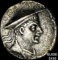 [185-170] BC Bactria Antimachus Obol NEARLY UNCIRCULATED