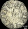 [1170-1245] France Crusades Silver Denier NEARLY UNCIRCULATED