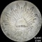 1847Go PM Mexico Silver 8 Reales Cap & Ray ABOUT UNCIRCULATED