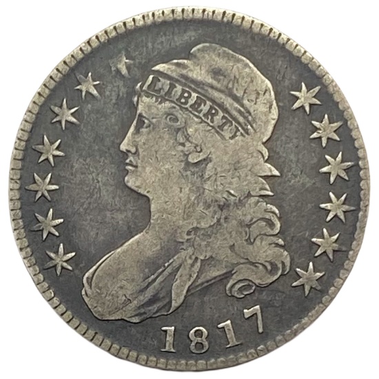 1817 Capped Bust Half Dollar Avg Circ