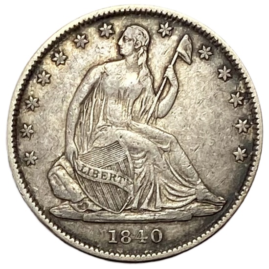 1840-O Seated Liberty Half Dollar XF