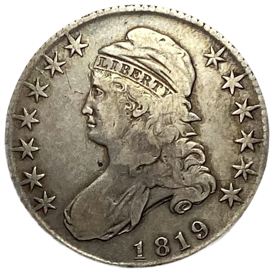 1819 Capped Bust Half Dollar Avg Circ
