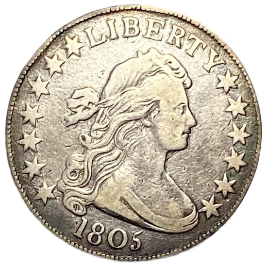 1805 Draped Bust Half Dollar VF