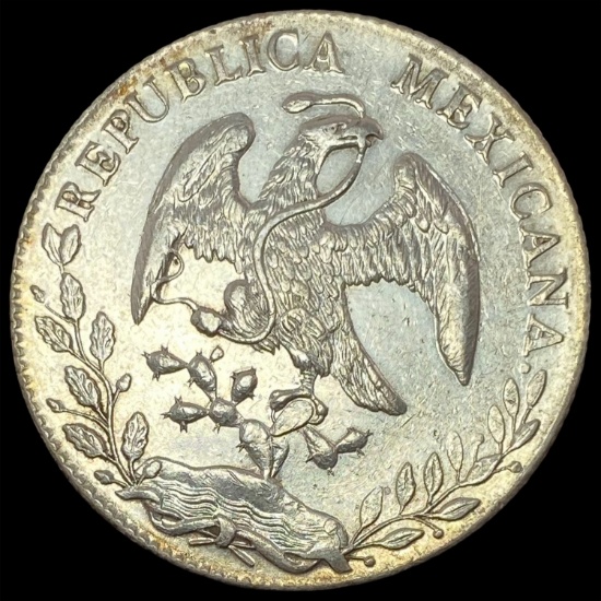 1894Go RS Mexico Silver 8 Cap & Ray CHOICE AU
