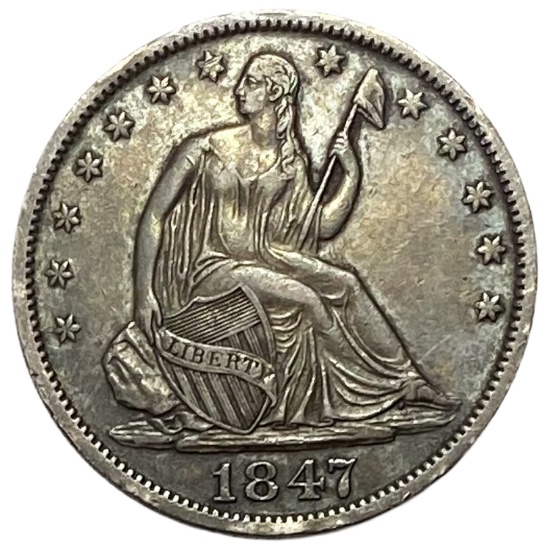 1847-O Seated Liberty Half Dollar XF