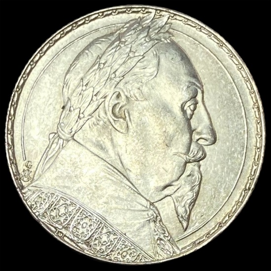 1932 Sweden Gustaf II Silver 2 Kronor UNCIRCULATED