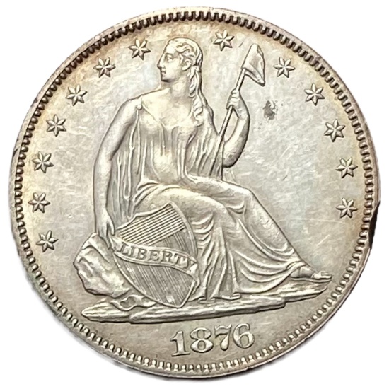 1876 Seated Liberty Half Dollar HIGH GRADE