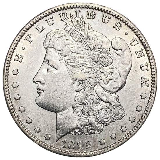 1892-S Morgan Silver Dollar AU