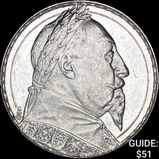 1932 Sweden Gustaf II Silver 2 Kronor UNCIRCULATED