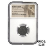 Roman Gallienus, AD 253-268 BI DBL Denarius NGC XF